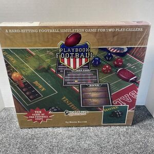 Playbook Football Board Game By Bucephalus Games New Sealed 2 Player NFL Stats